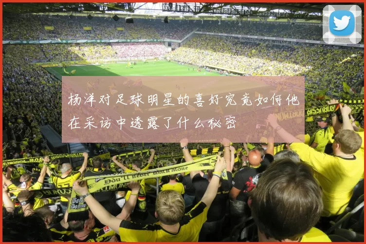 杨洋对足球明星的喜好究竟如何他在采访中透露了什么秘密